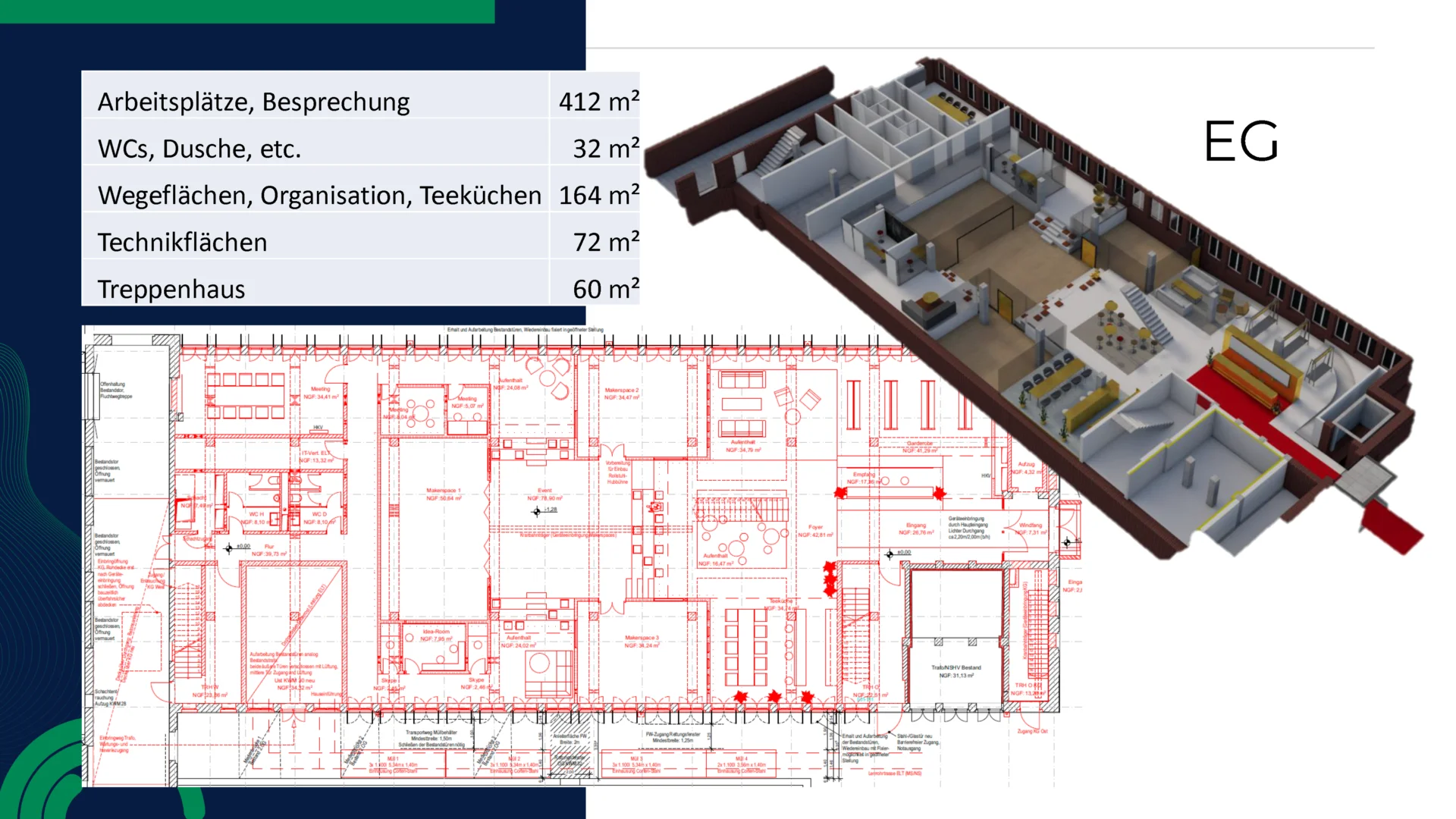 Grundriss: Außergewöhnliche Mietflächen auf zentralem Kultur-Campus