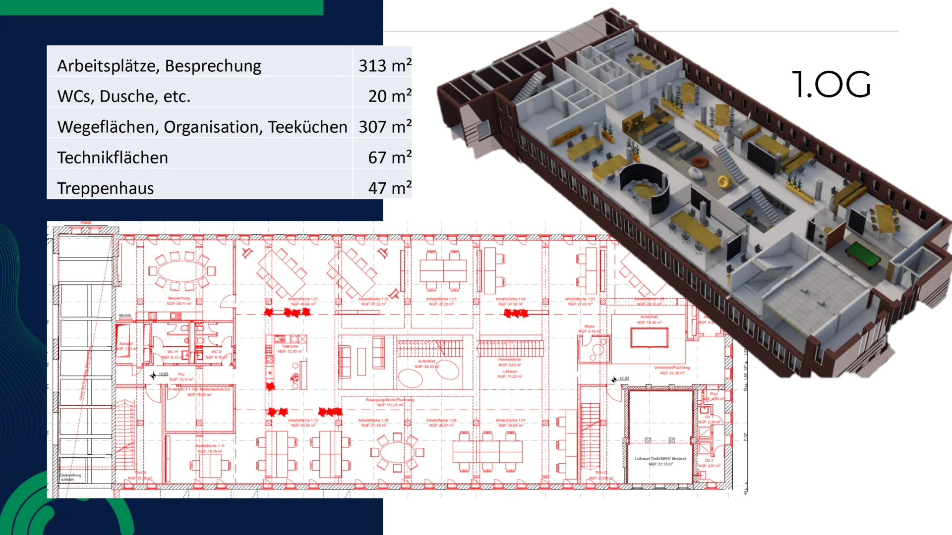Grundriss: Außergewöhnliche Mietflächen auf zentralem Kultur-Campus