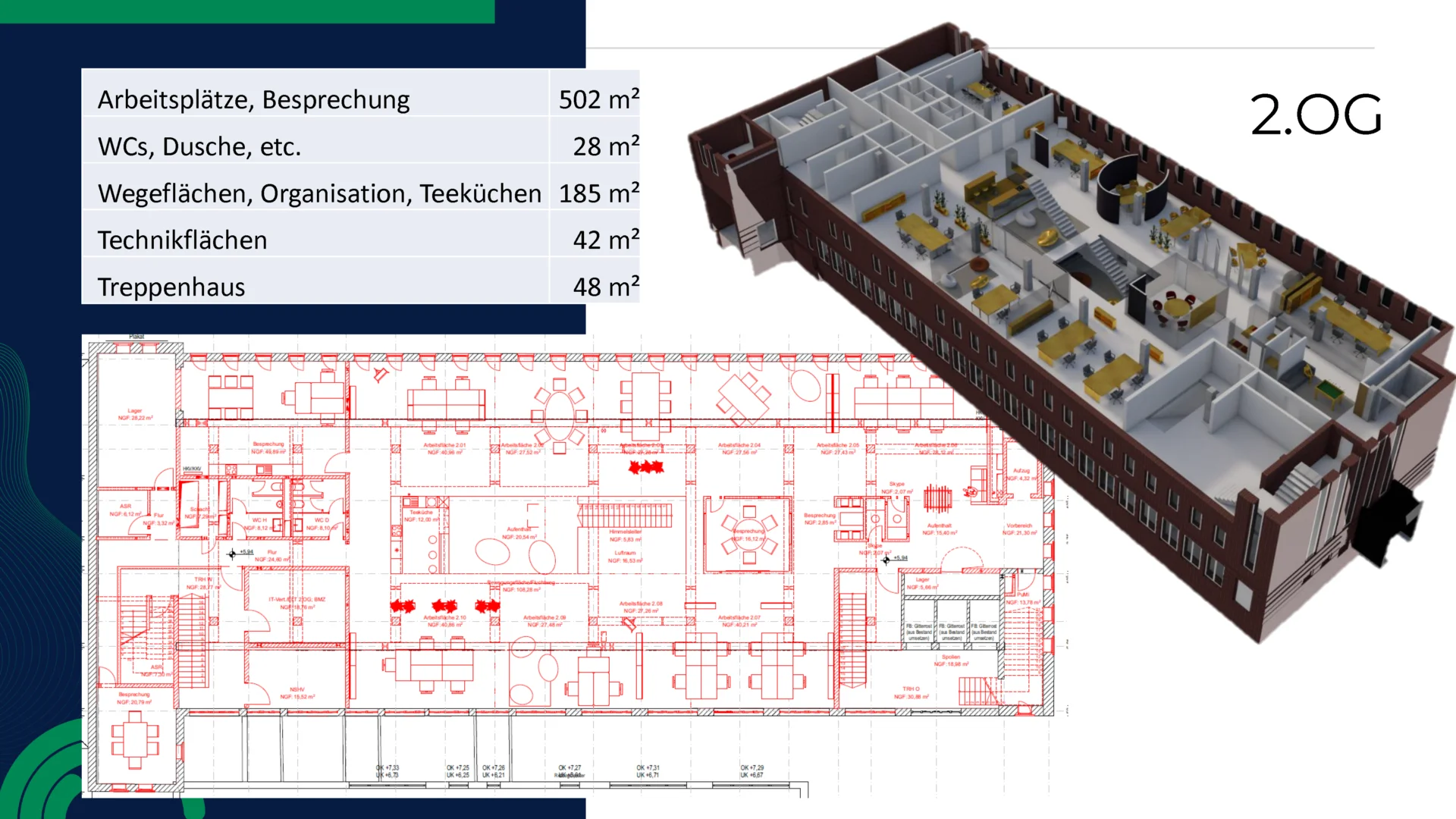 Grundriss: Außergewöhnliche Mietflächen auf zentralem Kultur-Campus