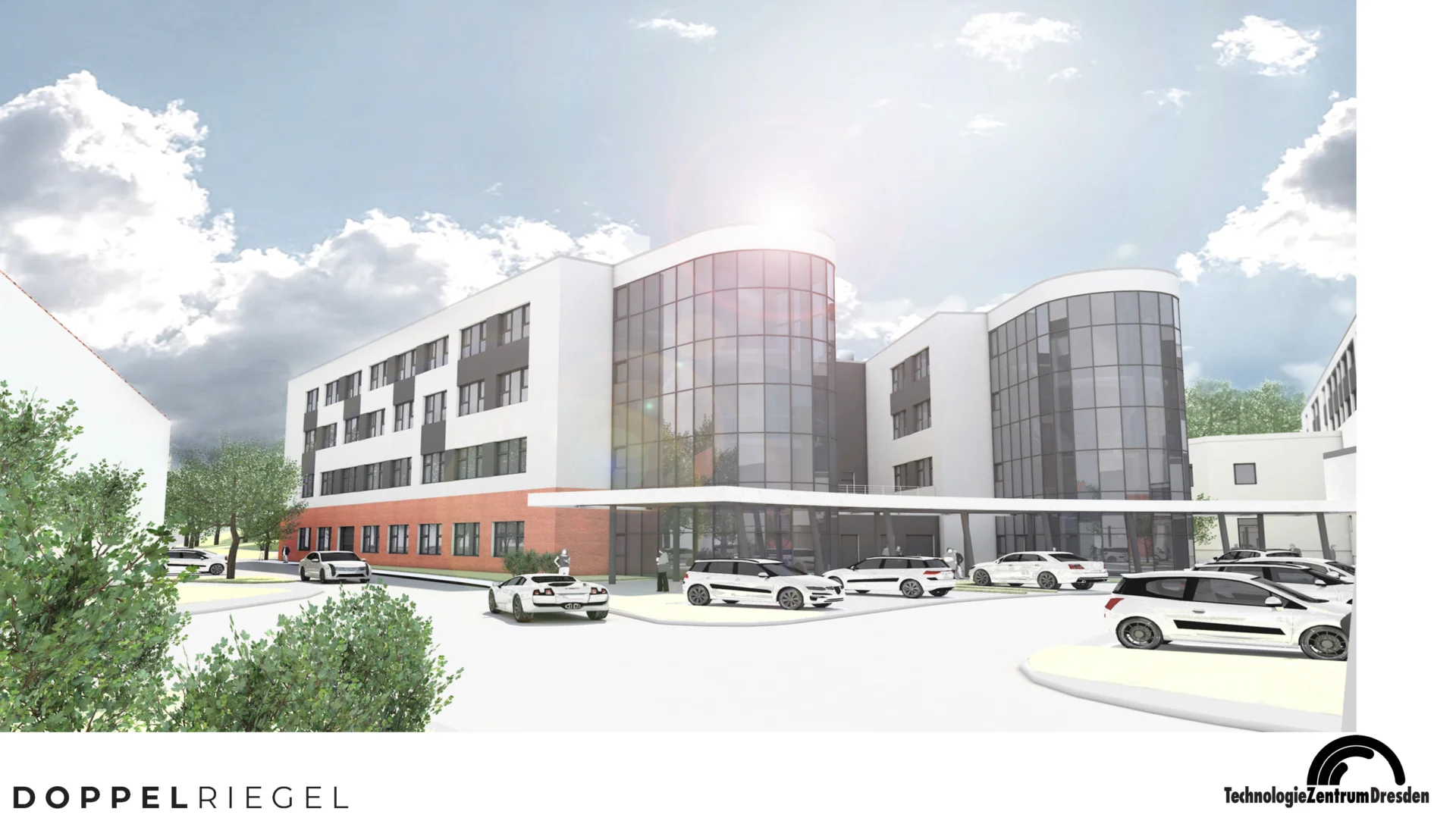 Der Doppelriegel - gesundes Arbeiten in einem hochmodernen und energieeffizienten Gebäude