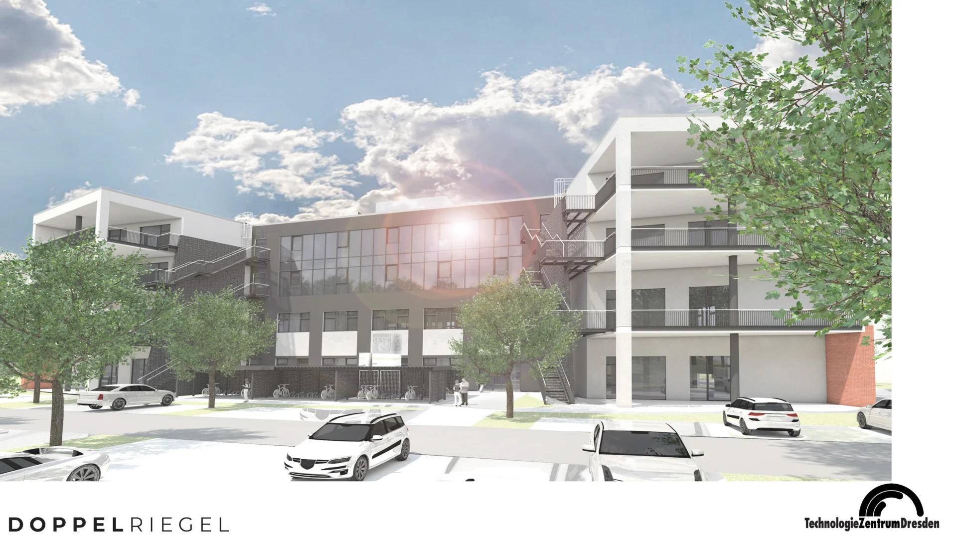 Der Doppelriegel - gesundes Arbeiten in einem hochmodernen und energieeffizienten Gebäude