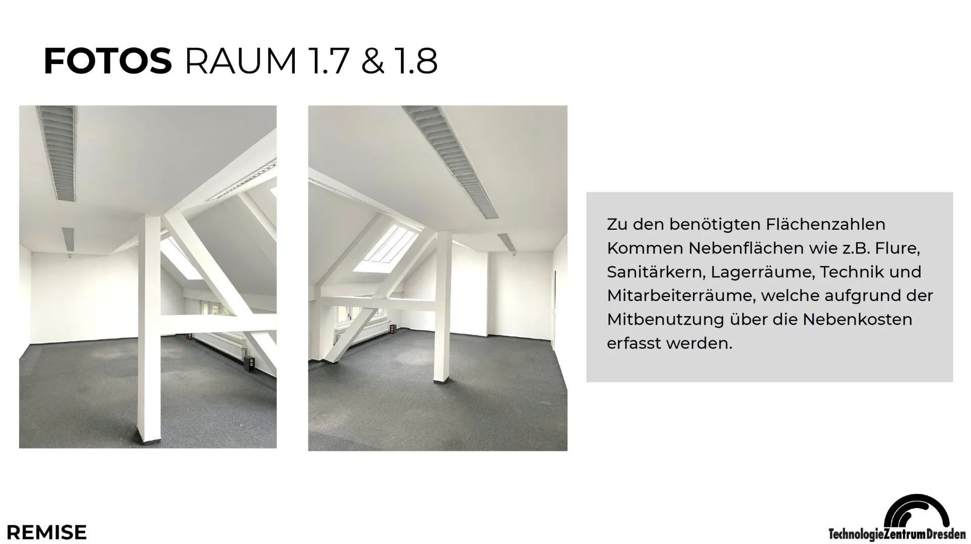 Licht, Raum, Altbau-Flair – Büro oder kleine Werkstatt unter einem Dach