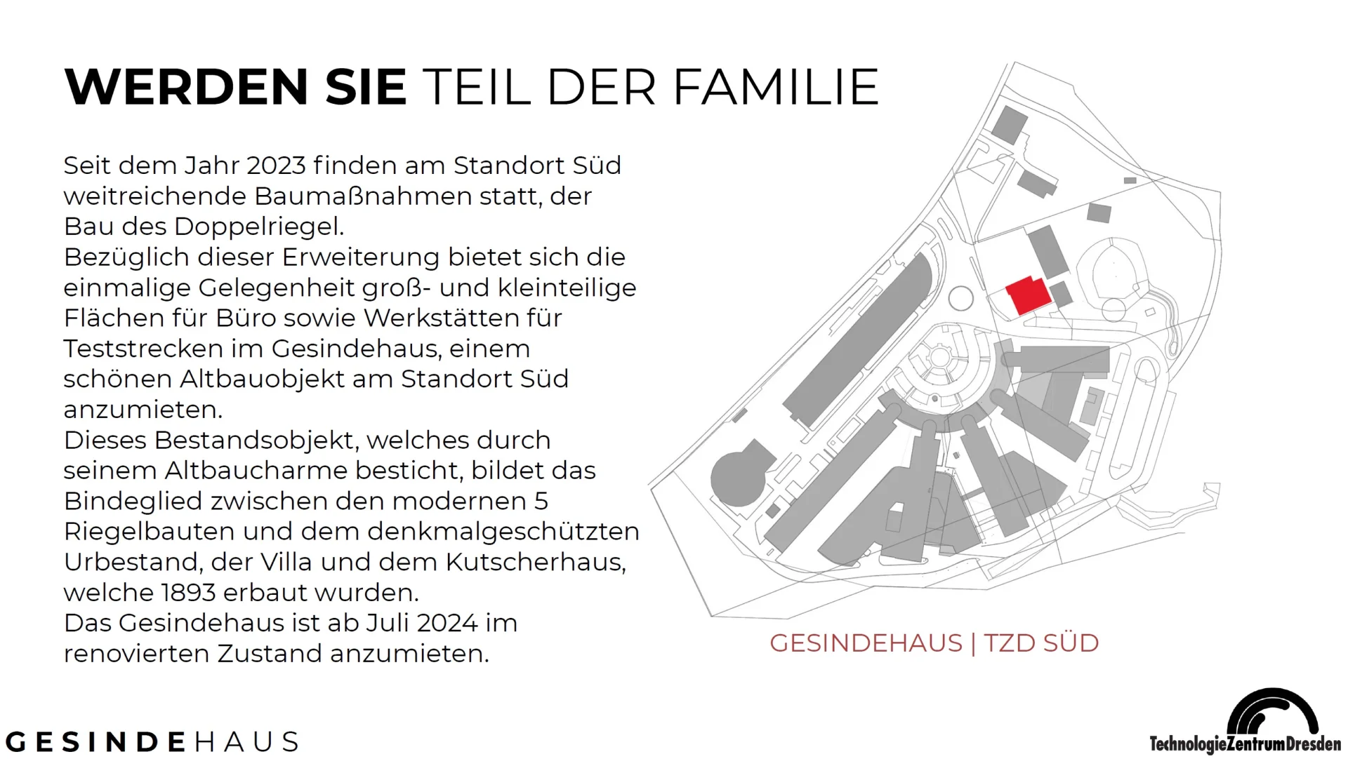 Labor trifft Werkstatt – Flächen mit Potenzial im TZD Süd