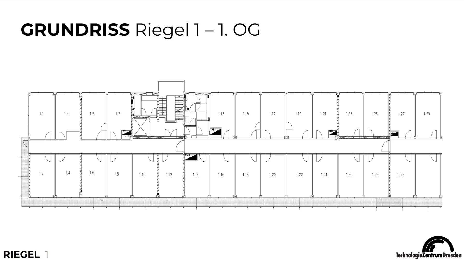 Flexible Büroflächen ab 20 m² auf 2 Etagen – ab 01.02.2026 verfügbar | Riegel 1