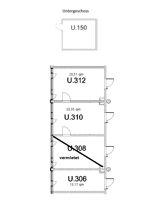 Grundriss: Laborflächen im BioInnovationsZentrum – ideal für wachsende Start-ups