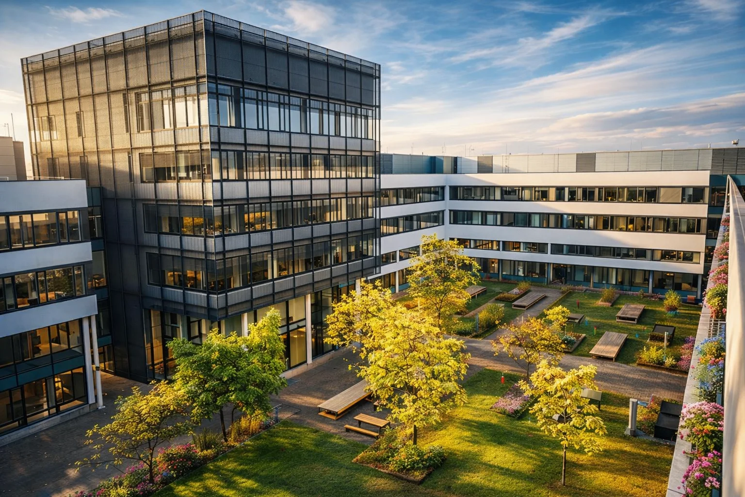 Moderne Labor- und Büroflächen zur Vermietung – voll ausgestattet, mit Aufenthaltsraum und Küche