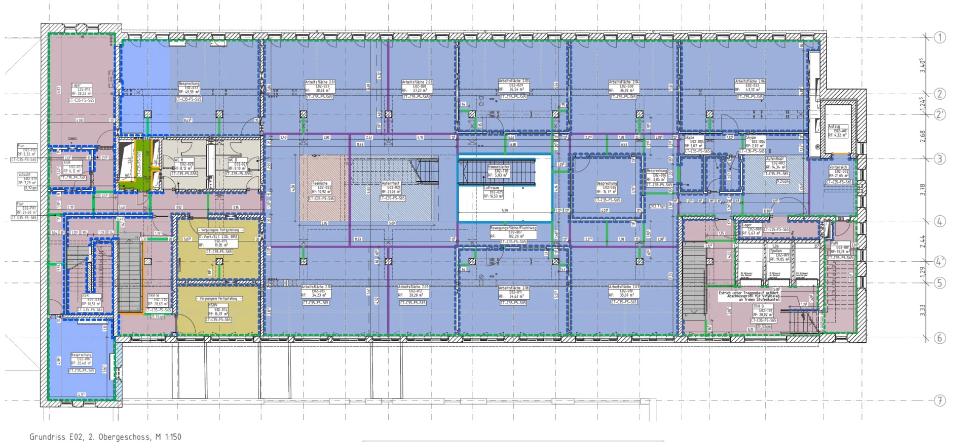Grundriss: Mietflächen auf dem Areal Kraftwerk Mitte -Schaltanlage 30-
