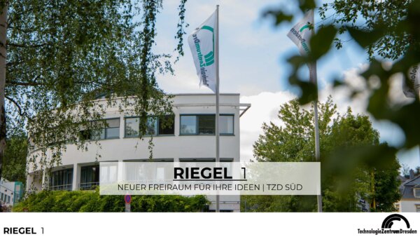Helle Büros und Werkstätten mit riesiger Glasfront in der "Spange" des Riegel 1