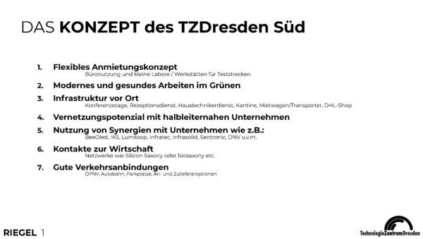 Helle Büros und Werkstätten mit riesiger Glasfront in der "Spange" des Riegel 1